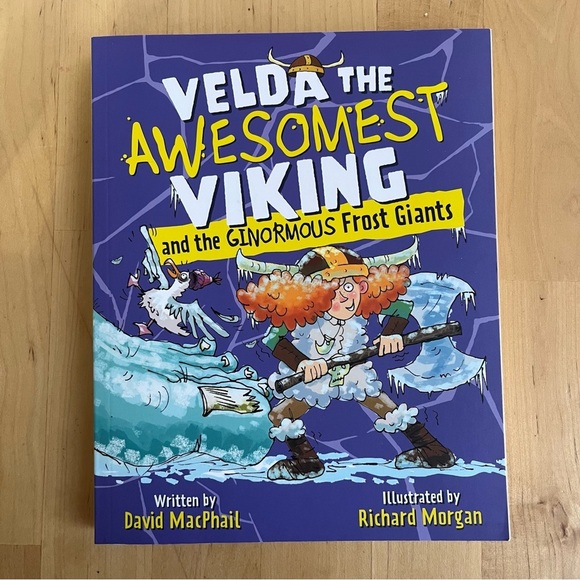 Velda The Awesomest Viking And The Ginormous Frost Giants Book NEW Paperback - Picture 1 of 4